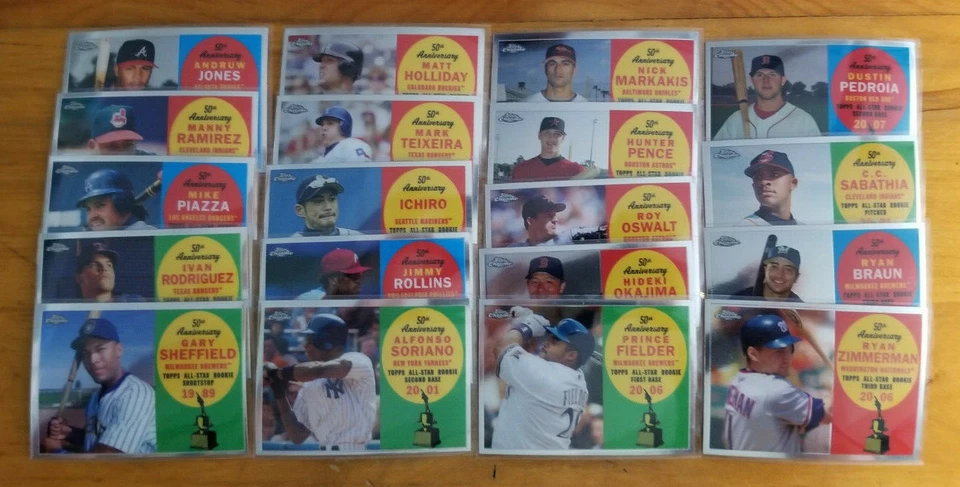 2008 Topps Chrome All Star Rookie Team/Trading Card History singles fill ur set - Image 1 of 4