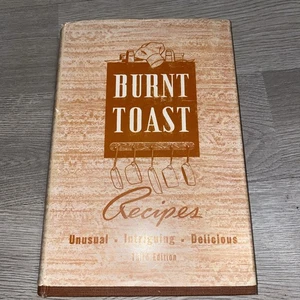VINTAGE 1950 Cookbook BURNT TOAST Recipes Babies Childrens Hospital Hardcover DJ - Bild 1 von 14