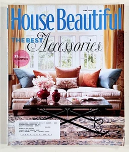 2008 Jun HOUSE BEAUTIFUL The Best Accessories RUGS pillows CURTAINS decorating - Picture 1 of 7