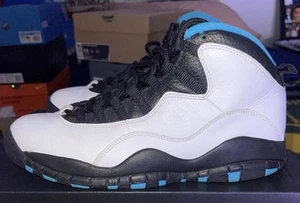 JORDAN RETRO X 10 POWDER BLUE SIZE 9.5 MENS NO BOX NICE CONDITION OFFER UP! - Picture 1 of 12
