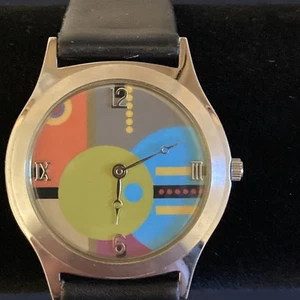Dominic Pangborn Artistic Wristwatch / Watch RARE Vintage Has New Battery (READ) - Picture 1 of 12