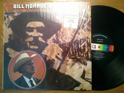 DECCA LP RECORD /BILL MONROE/UNCLE PEN/1972 BLUEGRASS/ EX/ex+/ SHRINK Foto 1 de 4