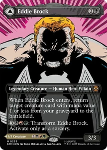 Magic The Gathering Marvel's Spider-Man Eddie Brock Venom Lethal Protector Foil - Bild 1 von 2