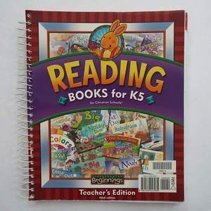 BJU Press Reading Books for K5 Teacher's Edition 3rd Ed - Picture 1 of 2