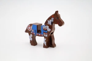 LEGO Western Painted Horse Brown White Spots Indian Decor Saddle Blanket Figure - Picture 1 of 5