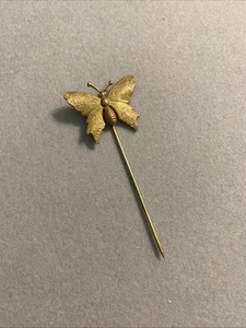 VINTAGE MIRIAM HASKELL Schmetterling KOPF STICK PIN ~ SIGNIERT - Bild 1 von 6