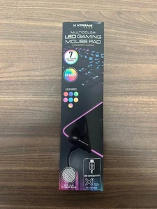 Alfombrilla de ratón para juegos LED RGB multicolor 10 modos de color seleccionables totalmente nueva - Imagen 1 de 3