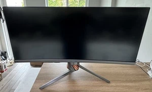 Asus PG348Q ROG Swift 34" 3440x1440 IPS G-Sync 100Hz Curved Gaming Monitor - Picture 1 of 4