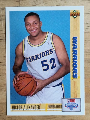 1991-92 Upper Deck #10 Victor Alexander RC - Image 1 of 2