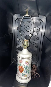 TILDEN-THURBER Floral Porcelain Table Lamp - Picture 1 of 8