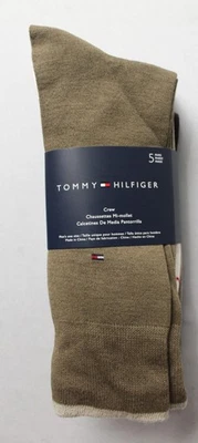 Tommy Hilfiger мужчин экипажа длина платье носок 5-Pack DM3 многоцветный один размер новый с Ярлыками - Изображение 1 из 4