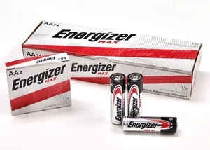 100 Energizer Max AA E91 Alkaline Batteries Made in USA Exp. 2029 - Picture 1 of 4