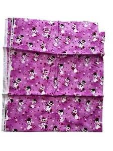 Robert Kaufman Pink Floral Cat Paris Red Hat Heart Rose Purse Metallic 45”X 110” - Picture 1 of 4