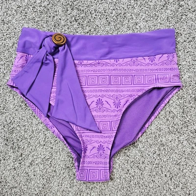 Pantalones de natación de bikini Hercules Meg jóvenes pequeños púrpura Disney tema candente nuevos con etiquetas retirados Foto 1 de 4