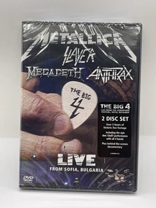 The Big 4 Metallica Slayer Megadeth Anthrax Live from Sofia Bulgaria 2 DVD NEW - Foto 1 di 2