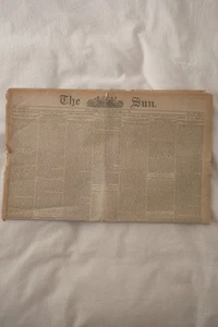 Antiguo Periódico Columna OSCAR WILDE El Sol 3 de Enero 1882 - Imagen 1 de 3