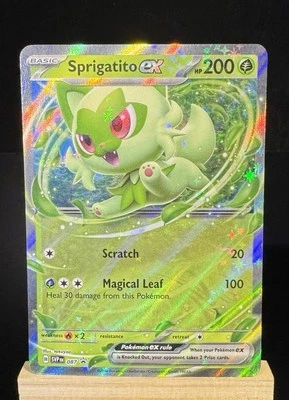 Sprigatito ex 087 SV: Scarlet & Violet Promo Cards Promo Pokemon Card NM - Image 1 of 2
