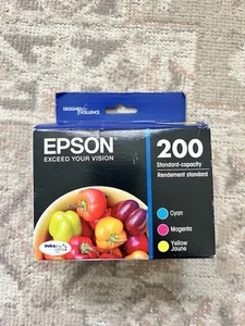 NEW (Epson 200) - Cyan Magenta Yellow Ink (Color) Printer Cartridge - Picture 1 of 5