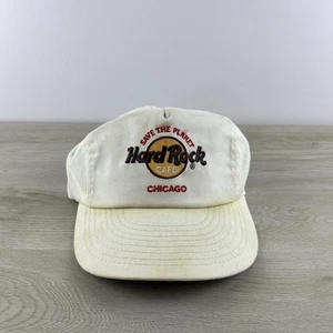Vintage Hard Rock Cafe Chicago Hat Adjustable Adult Size OSFA Hat Baseball Cap - Picture 1 of 7