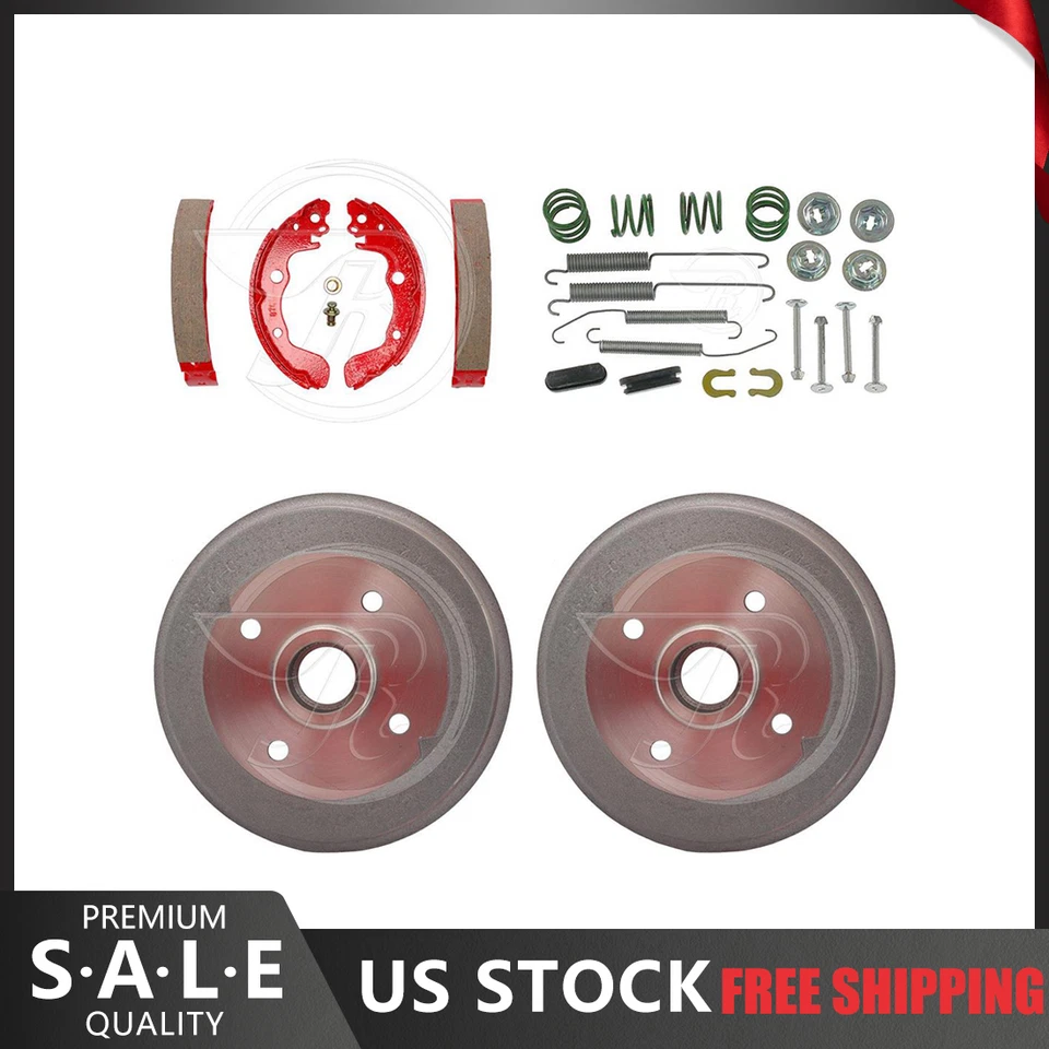 Kit de herrajes de tambores de freno y zapatas de freno traseros para Geo Spectrum 1989 - Raybestos Foto 1 de 4