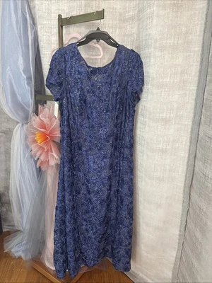 Alex Evenings Talla 26 Azul Vestido Formal Madre de la Novia Vestido Foto 1 de 4