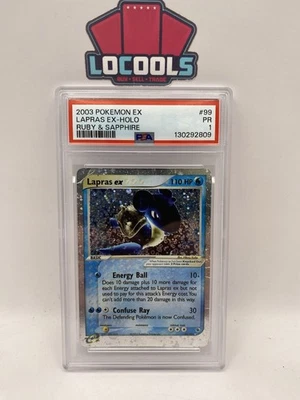 2003 POKEMON EX RUBY & SAPPHIRE #99 LAPRAS EX-HOLO PSA 1 - Image 1 of 2