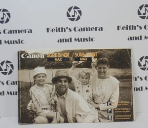 Canon Sure Shot + Max 35mm Filmkamera Bedienungsanleitung Owners Manual Guide - Bild 1 von 7