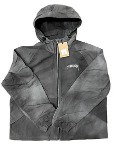 Chaqueta Rompevientos Stussy WAVE DYE PLAYA SHELL Estilo 115647 Negra Talla S - Imagen 1 de 7