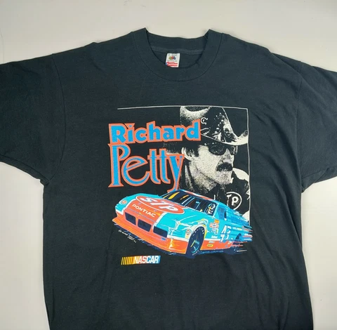 VTG 1992 Richard Petty Tee Shirt Rare Single Stitch NASCAR FOTL USA Tag EX! Cover