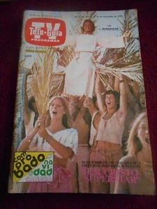 TV GUIDE revista JESUCRISTO SUPERESTRELLA película CANCIONES LUCIA MÉNDEZ SANDRO AMÉRICA - Imagen 1 de 10