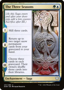 THE THREE SEASONS X 4 N/M- KALDHEIM MAGIC THE GATHERING - Foto 1 di 1