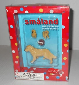Lundby Smaland The Swedish Doll's House Golden Retriever With Puppys - Picture 1 of 7