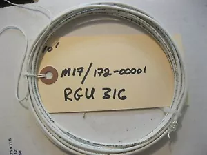 RGU 316 M17/172-00001 SILVER PLATED COAX PTFE THERMAX 50OHM 10/FT. - Picture 1 of 4