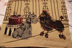 Scottish Terrier Scottie Westie Pudel Kissen 40 x 40 Polyester/Baumwolle neu - Bild 1 von 2