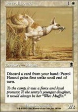 1x Patrol Hound MTG Odyssey NM Magic Regular