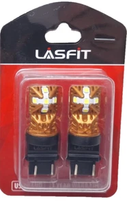 Lasfit 3157 Error-Free White LED DRL-Turn Signal Parking Bulbs Reverse Quality - Picture 1 of 2