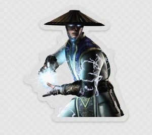 Mortal Kombat Raiden Sticker 3.3" for console, locker, cooler XBOX PS vinyl - Picture 1 of 2