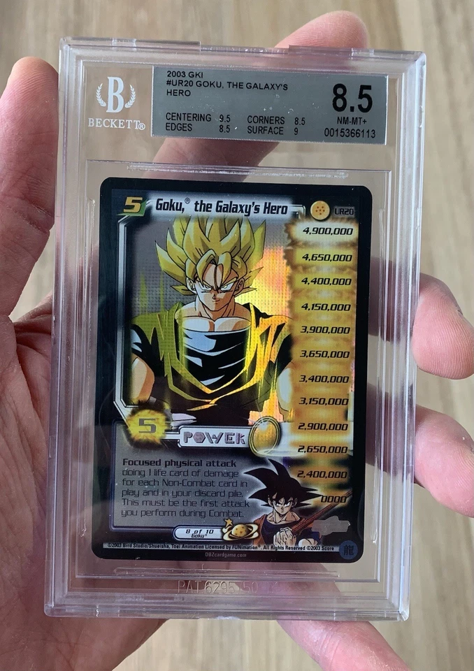 Goku The Galaxy’s Hero GKI BGS 8.5 2003 DBZ Score Dragon Ball Z Ultra Rare UR20 - Image 1 of 1