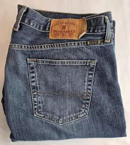 Lucky Brand Dungarees Relaxed Bootleg Mens 40 (40x30) Gene Montesano Vintage USA - Picture 1 of 12
