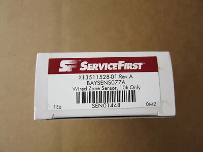 Trane Service First X13511528-01 Rev A Wired Zone Sensor BAYSENS077A New in Box - Image 1 of 3