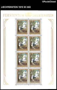LIE 1978 SC 660 PIEBALD POR HAMILTON & FAISTENBERGER MULTI 70 rp (8) MNH OG MUY BUEN ESTADO - Imagen 1 de 2