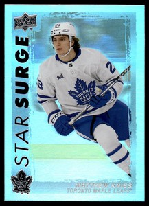2023-24 Upper Deck Series 1 Star Surge SS-15 Matthew Knies Toronto Maple Leafs