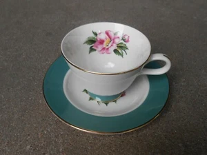 International China Empire Green COFFEE CUP and SAUCER - Foto 1 di 8