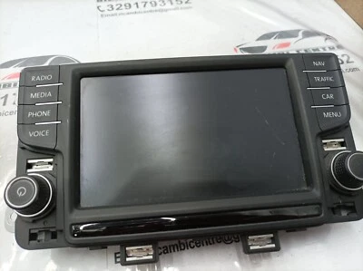 UNITA DI VISUALIZZAZIONE DISPLAY TOUCH SCREEN VOLKSWAGEN POLO 2016 6C0919603A F4 - Immagine 1 di 4