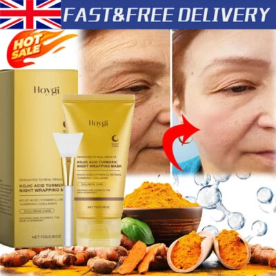 Kojic Acid Turmeric Collagen Night Wrapping Mask, Overnight Mask For Brightening - Image 1 of 4