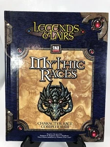 LEGENDS & LAIRS: Mythic Races - Compendio Gara Personaggi - Libro Sistema D20 - Foto 1 di 10
