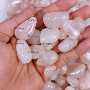 Venta al por mayor a granel 50 piezas de cuarzo rosa rosa piedras preciosas curativas de cristal 10-20 mm - Imagen 1 de 9