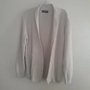 Primark Open Front Cardigan Women Medium Beige Long Sleeves Knit - Picture 1 of 9