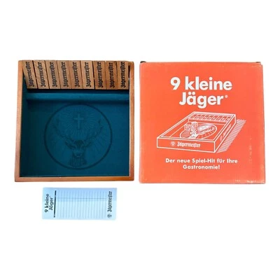 Jägermeister 9 kleine Jäger  Shut The Box Brettspiel Trinkspiel - Bild 1 von 4