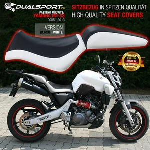 Funda de asiento Seat Cover Yrs 06-13 adecuada para YAMAHA MT-03 MT03 -WHITE by DSFX - Imagen 1 de 8